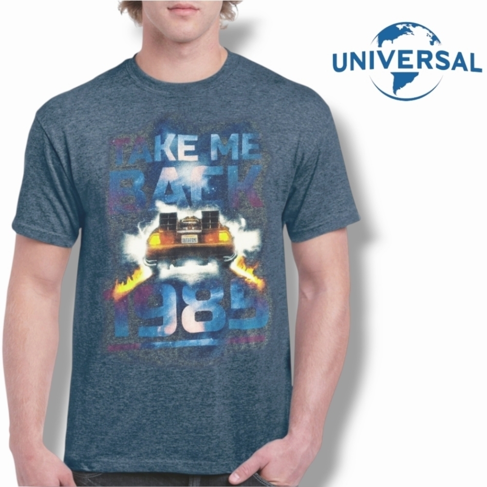 Back To The Future 1985 Universal Studios Graphic Tee Shirt
